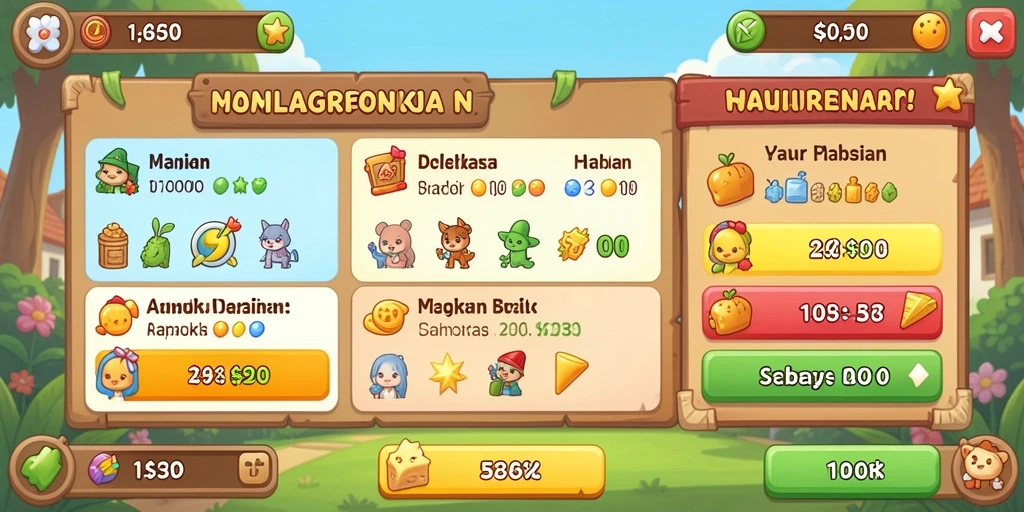 Tangkapan layar ketiga menampilkan misi yang sedang dijalankan.