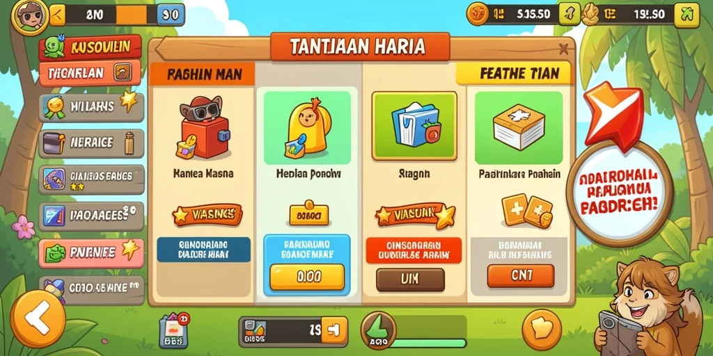 Berbagai level menantang dengan desain menarik.