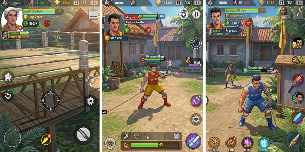 Fitur permainan yang beragam dan gameplay yang dinamis.