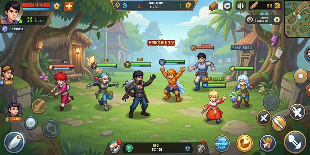 Gameplay seru saat berkompetisi dengan pemain lain.