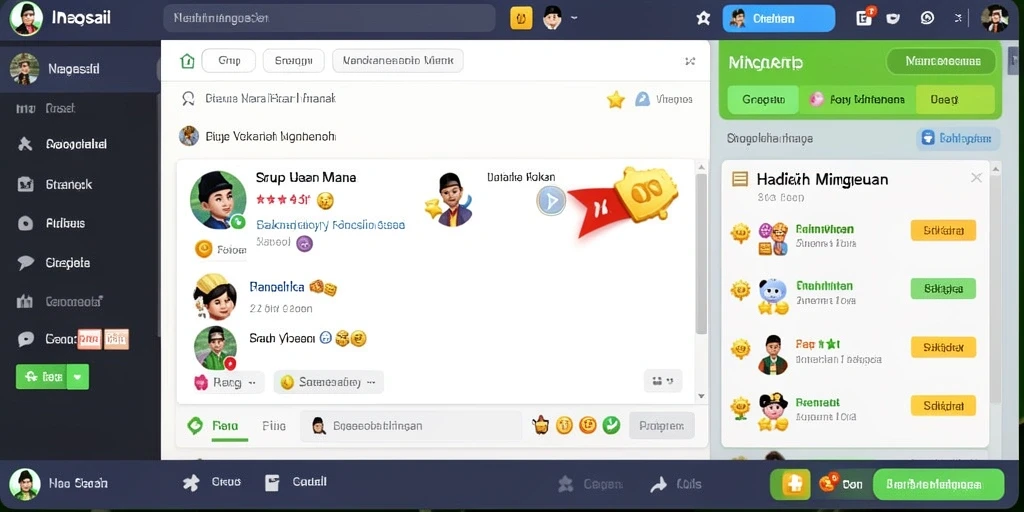 Tangkapan layar menampilkan berbagai power-up dalam game.