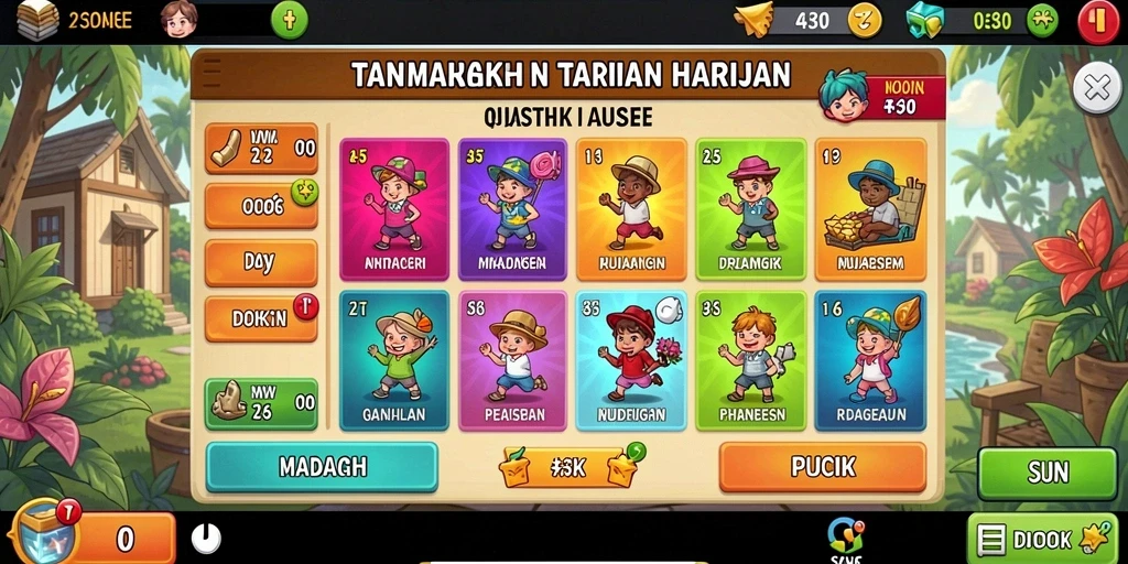 Fitur misi harian yang menantang dan menarik.